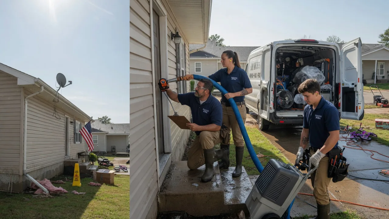 Ceiling Water Damage Restoration in Creve Coeur, IL near me